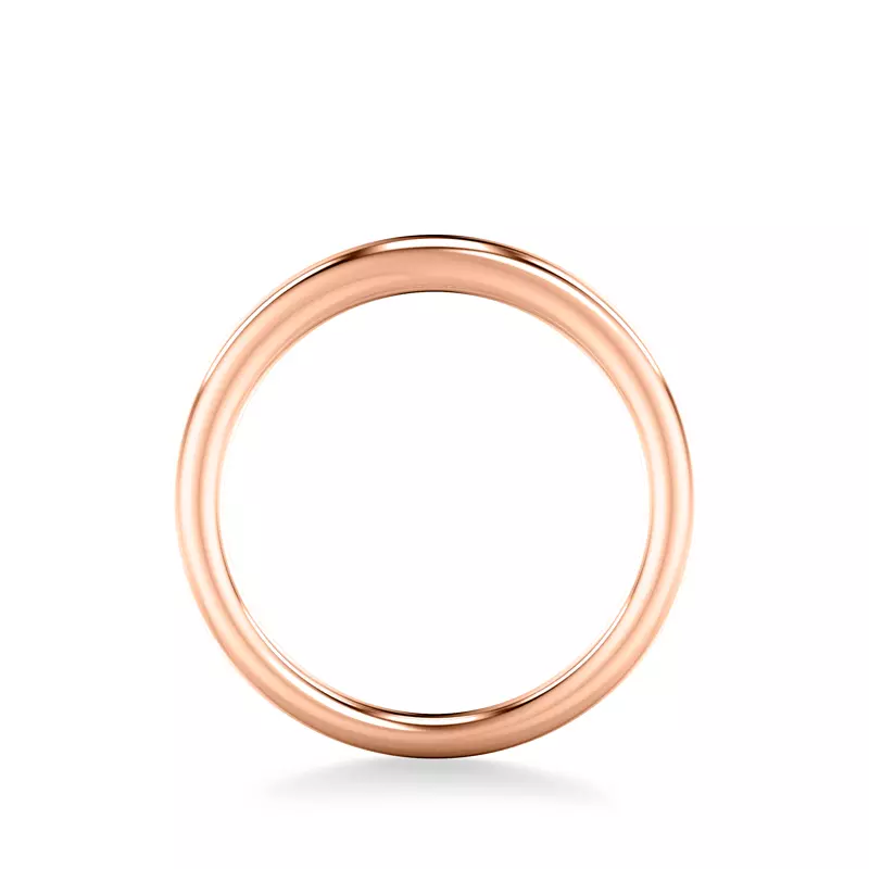 14K Rose Gold Molly High-Polished Band