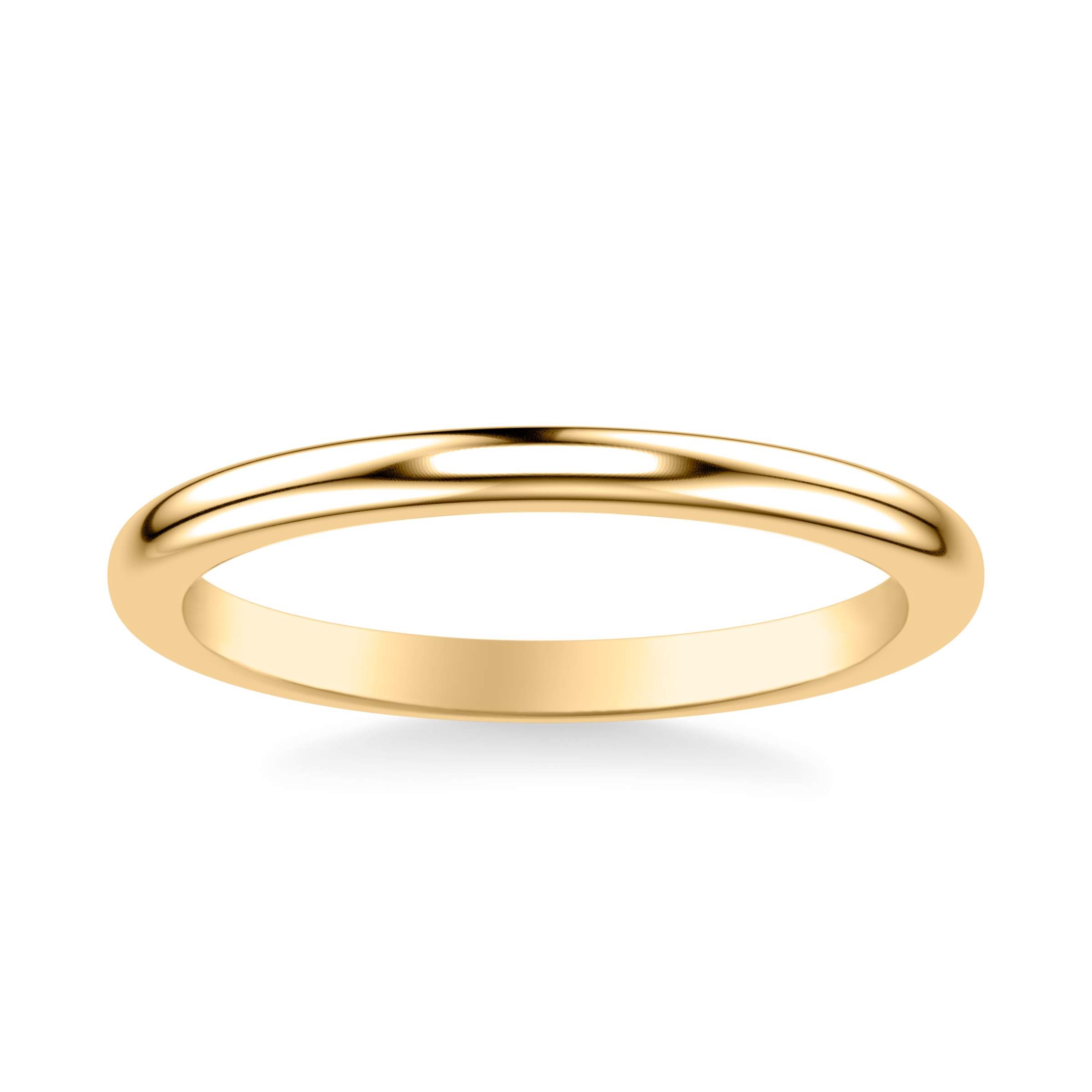 14K Yellow Gold Molly High-Polished Band