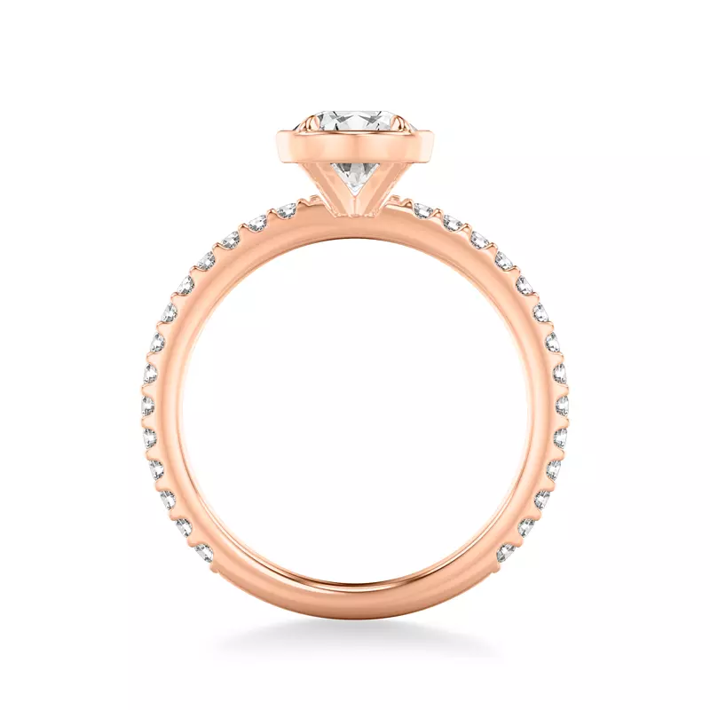 14K Rose Gold Raquel Engagement Ring