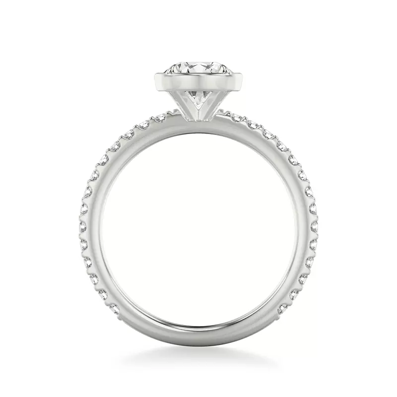 14K White Gold Raquel Engagement Ring