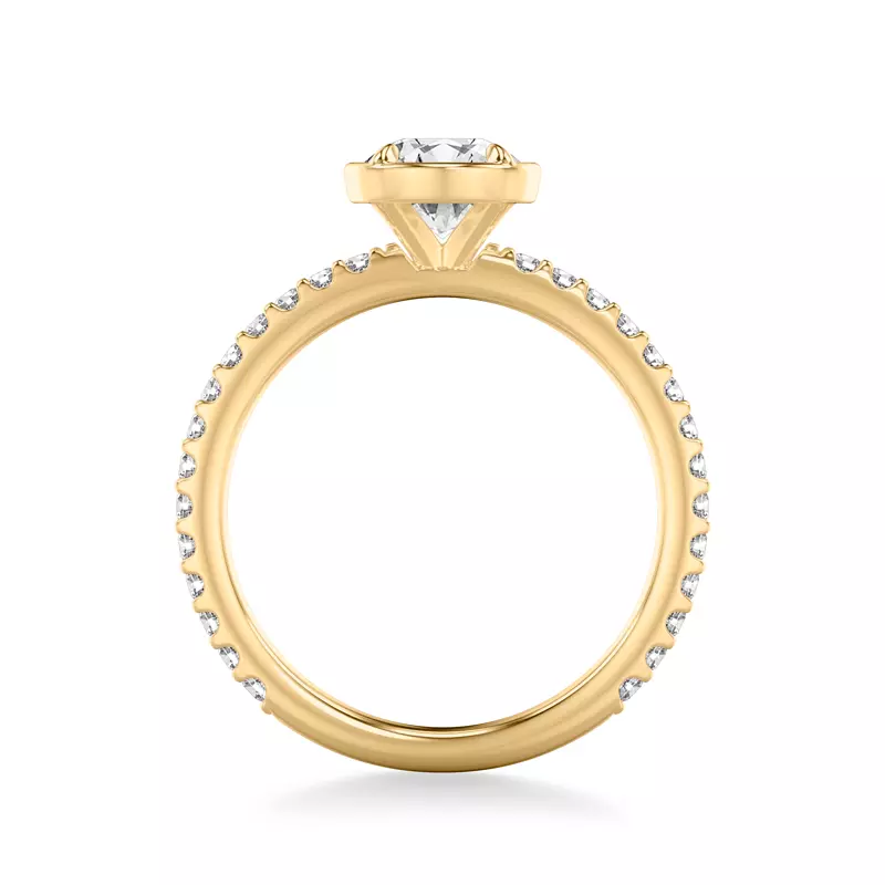 14K Yellow Gold Raquel Engagement Ring