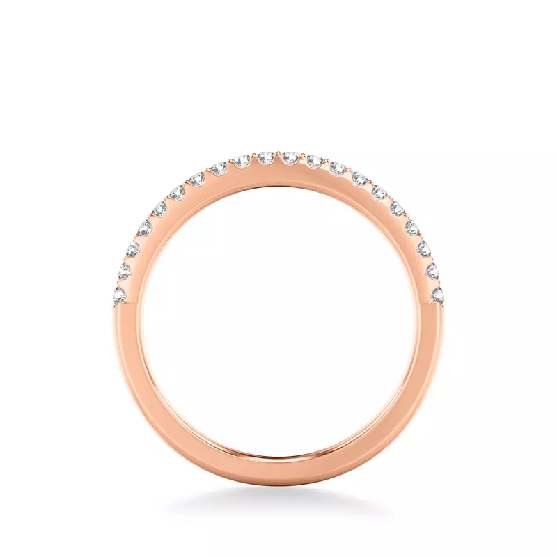 14K Rose Gold Maxine Diamond Band