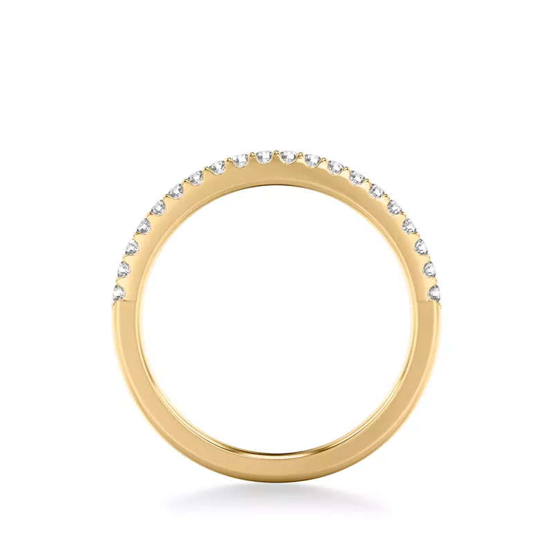18K Yellow Gold Maxine Diamond Band