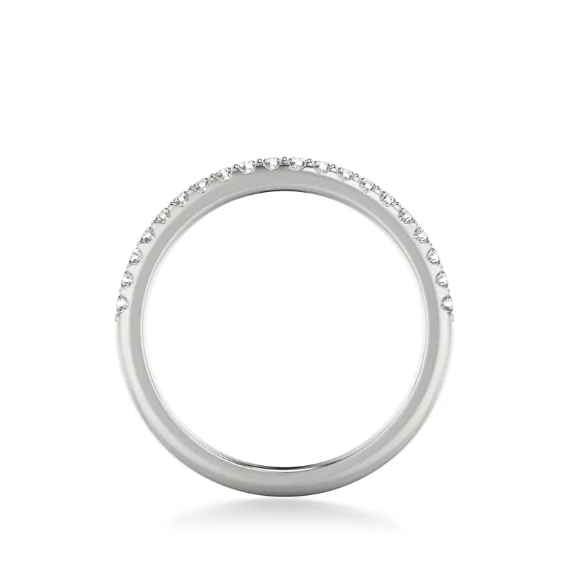 14K White Gold Peyton Pavé Diamond Band