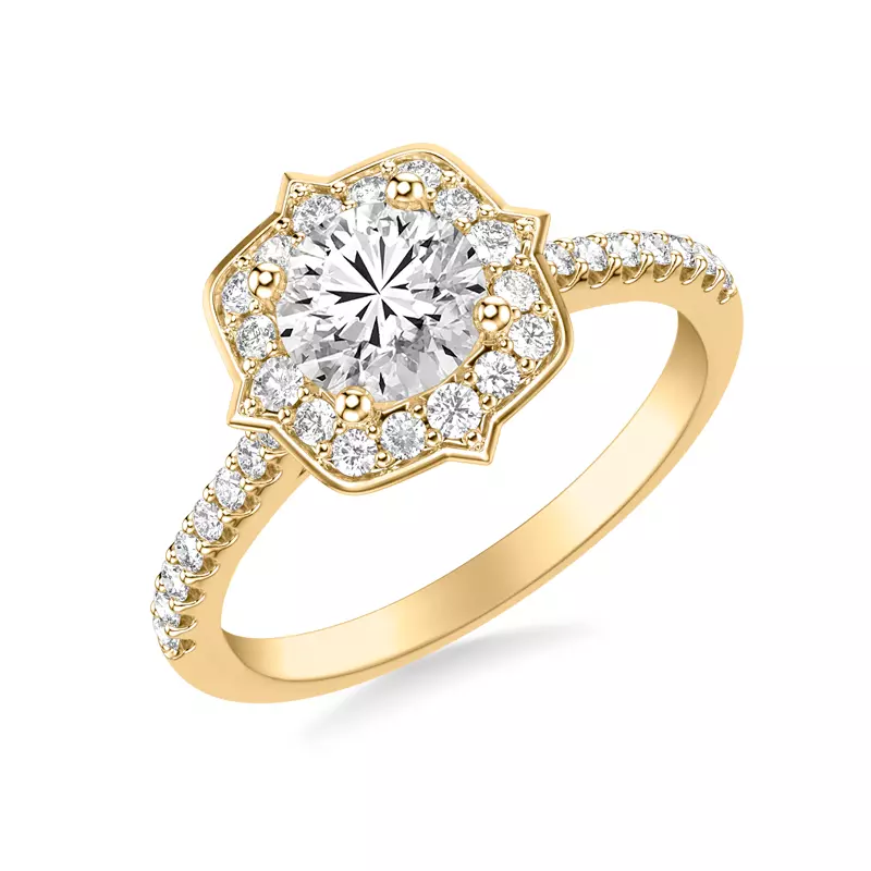 Peyton Halo Engagement Ring
