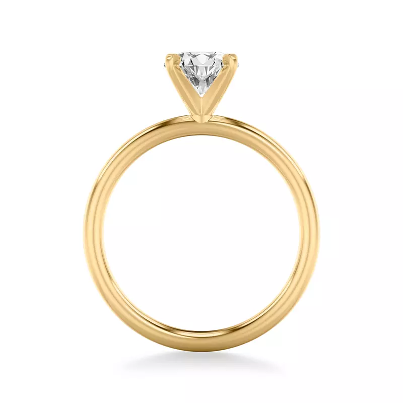14K Yellow Gold Blaine Solitaire Engagement Ring