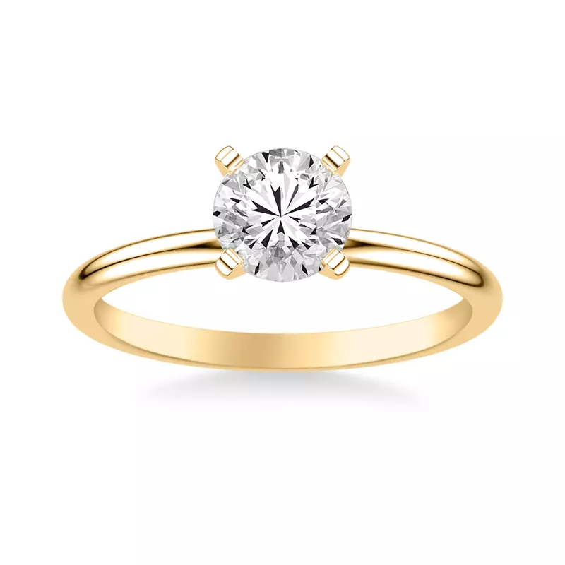 14K Yellow Gold Blaine Solitaire Engagement Ring