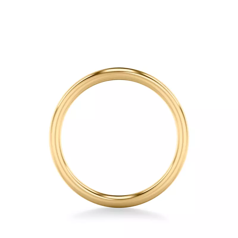14K Yellow Gold Blaine Polished Wedding Band