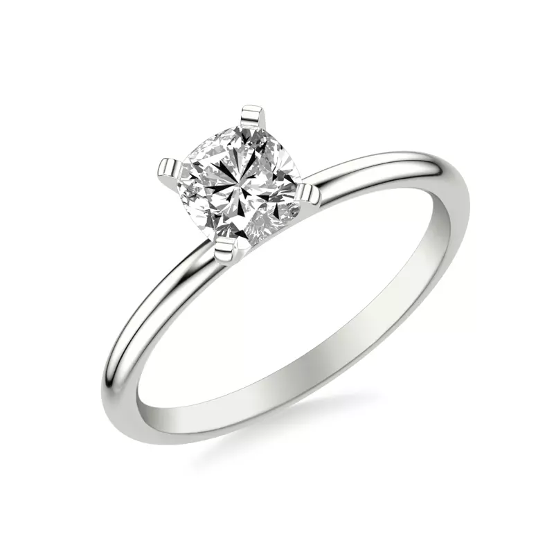 18K White Gold Blaine Solitaire Engagement Ring