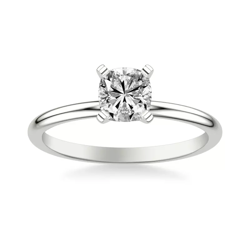 18K White Gold Blaine Solitaire Engagement Ring