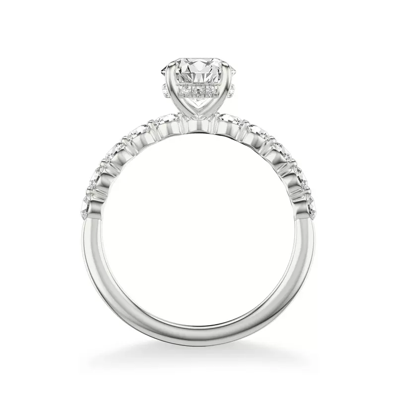 Platinum Bliss Grand Shared Prong Diamond Engagement Ring