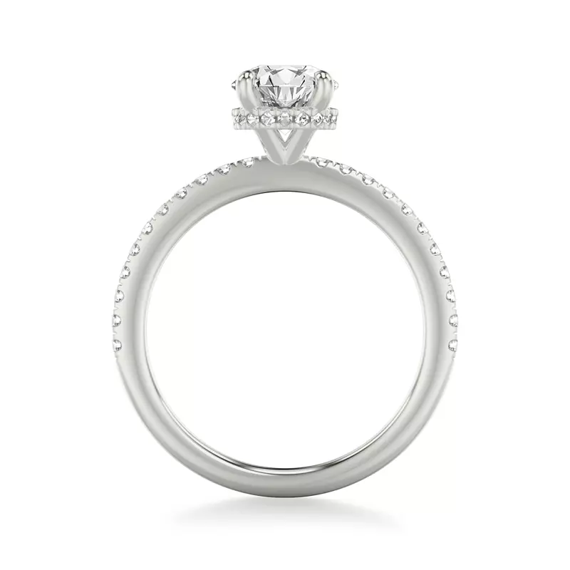 14K White Gold Angela Diamond Engagement Ring