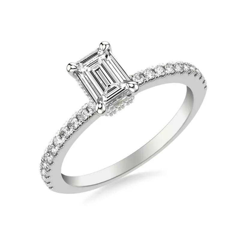 14K White Gold Angela Diamond Engagement Ring
