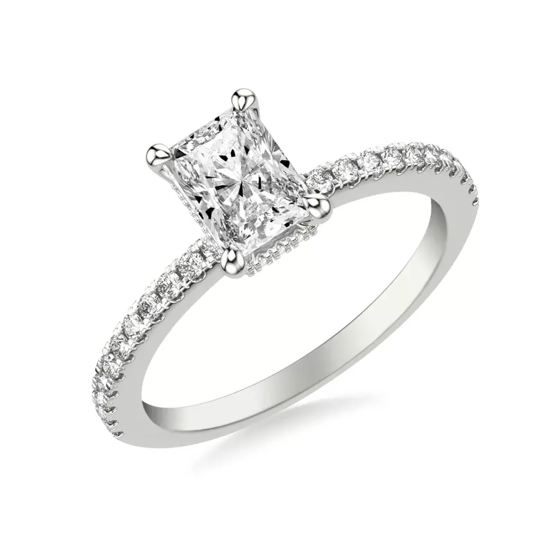 14K White Gold Angela Diamond Engagement Ring