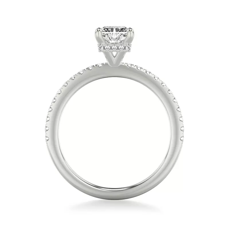 14K White Gold Angela Diamond Engagement Ring