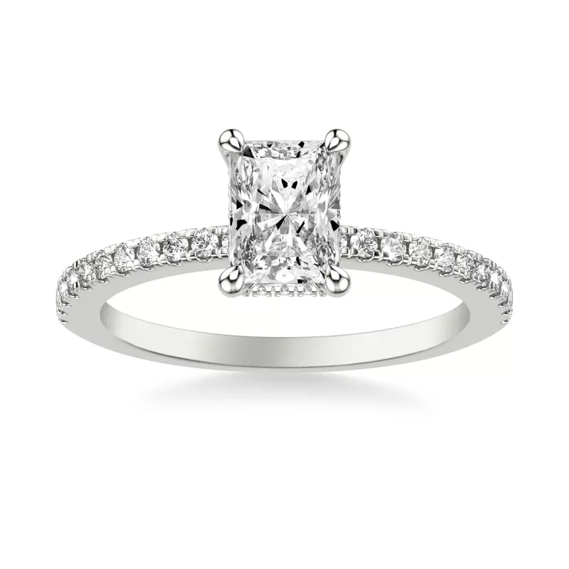 14K White Gold Angela Diamond Engagement Ring