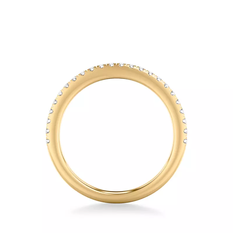 14K Yellow Gold Angela Diamond Band