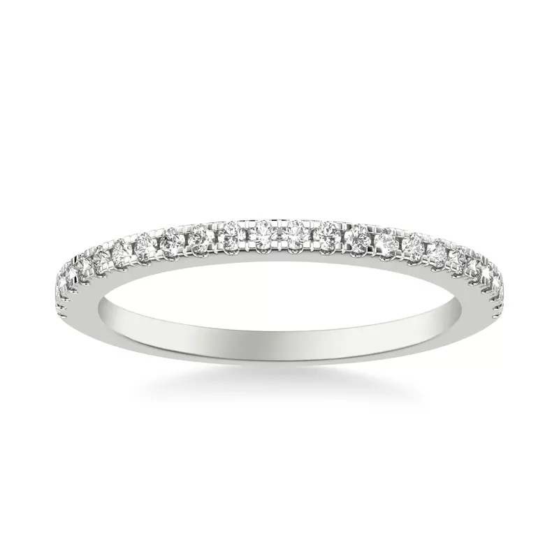 18K White Gold Angela Diamond Band
