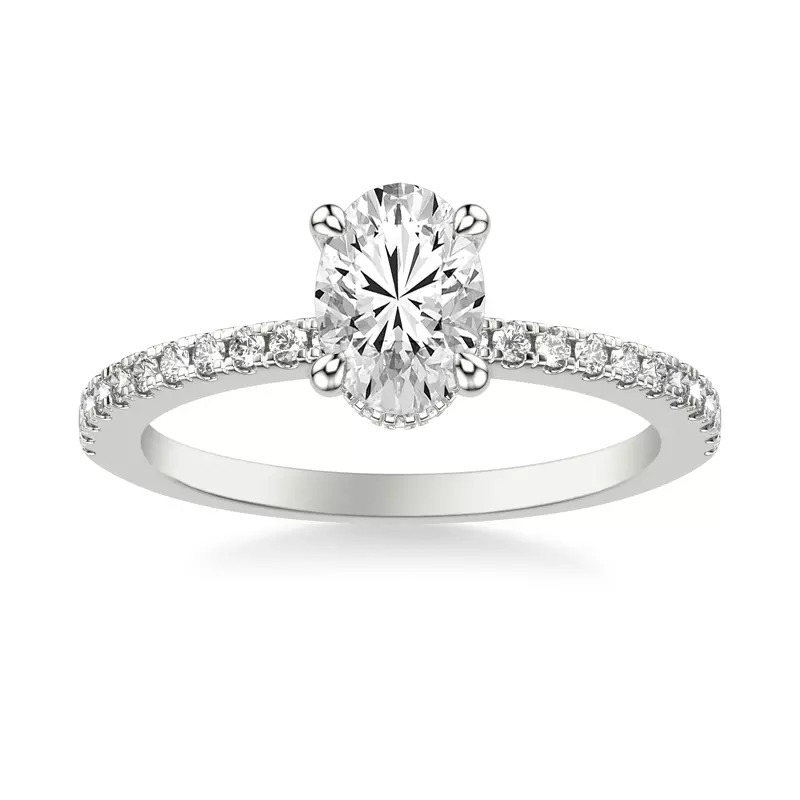 Platinum Angela Diamond Engagement Ring