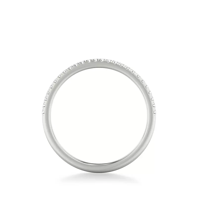 Platinum Callista Pavé Diamond Band