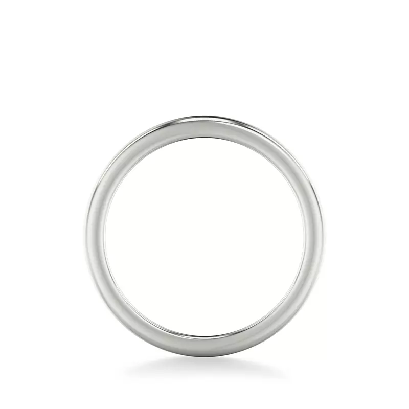 14K White Gold Alice Wedding Band