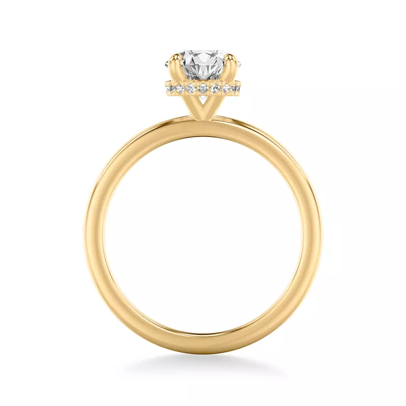 14K Yellow Gold Alice Classic Solitaire Engagement Ring