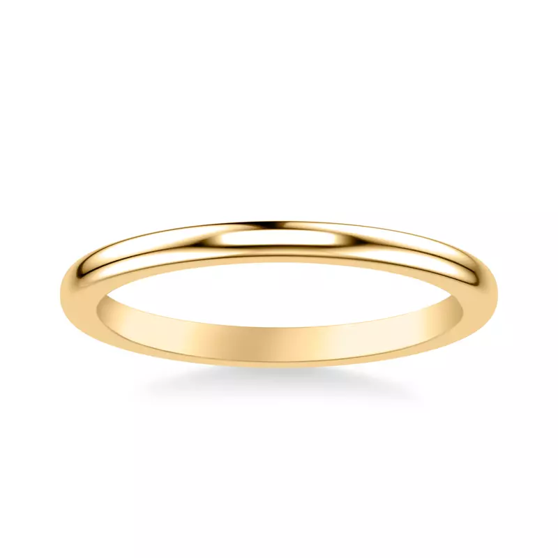 18K Yellow Gold Alice Wedding Band