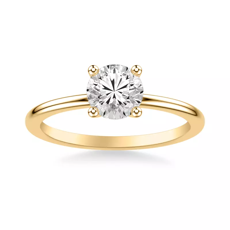 14K Yellow Gold Emmy Solitaire Engagement Ring