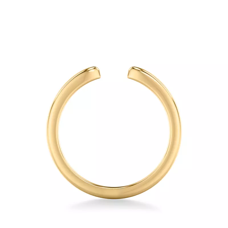 18K Yellow Gold Lexi High Polished Open Band
