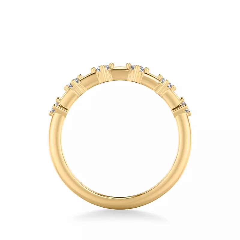 14K Yellow Gold Chantal Diamond Accent Band