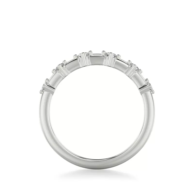 Platinum Chantal Diamond Accent Band