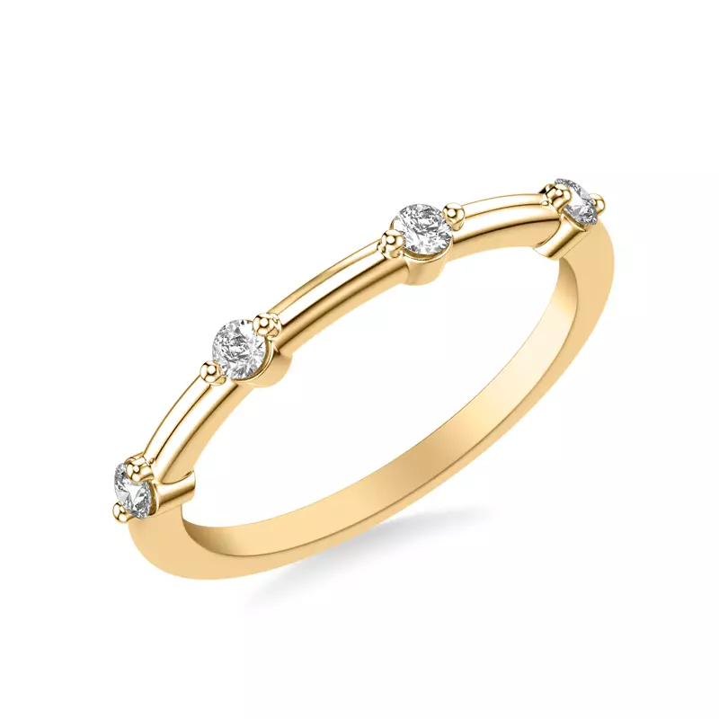 Daria Classic Diamond Wedding Band