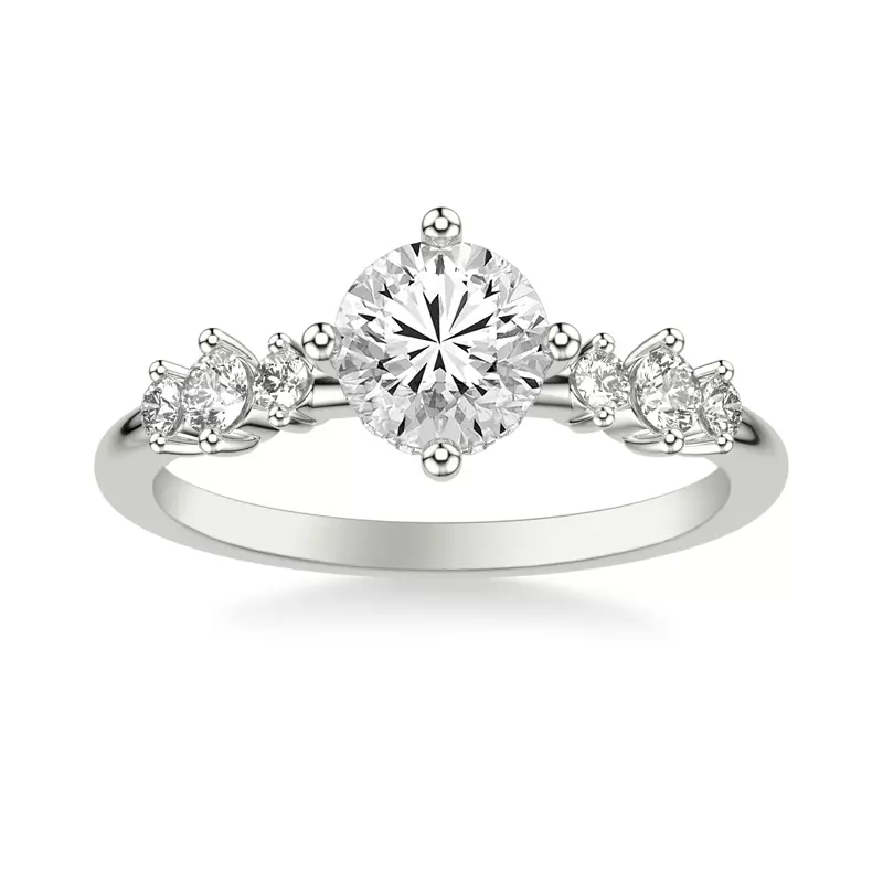Platinum Carol Diamond Engagement Ring