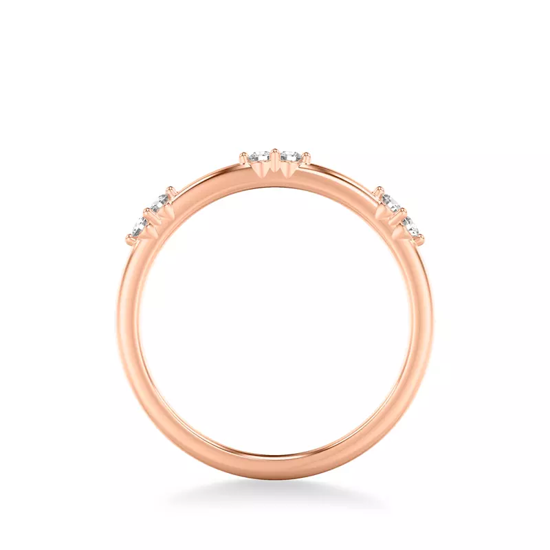 14K Rose Gold Braelyn Diamond Accent Band