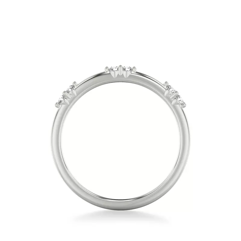 Platinum Braelyn Diamond Accent Band