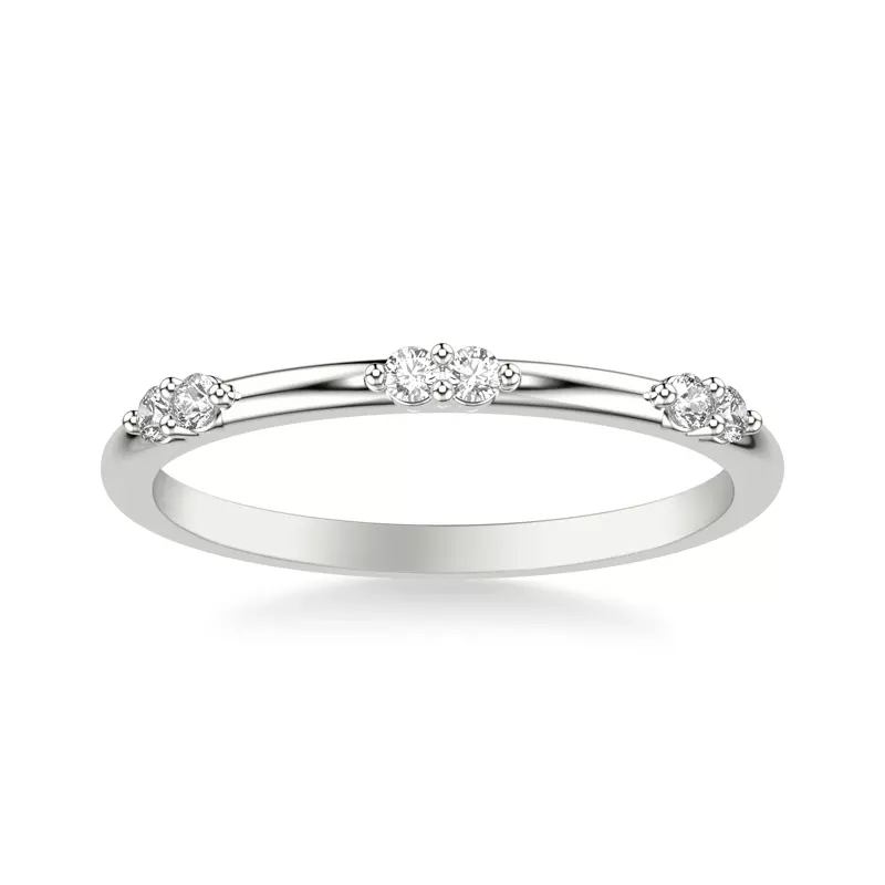 Platinum Braelyn Diamond Accent Band