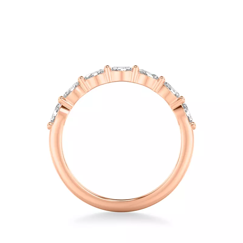 14K Rose Gold Allegra Marquis Diamond Band