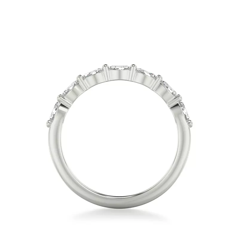 14K White Gold Allegra Marquis Diamond Band