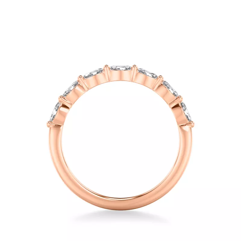 14K Rose Gold Betty Marquise Diamond Band