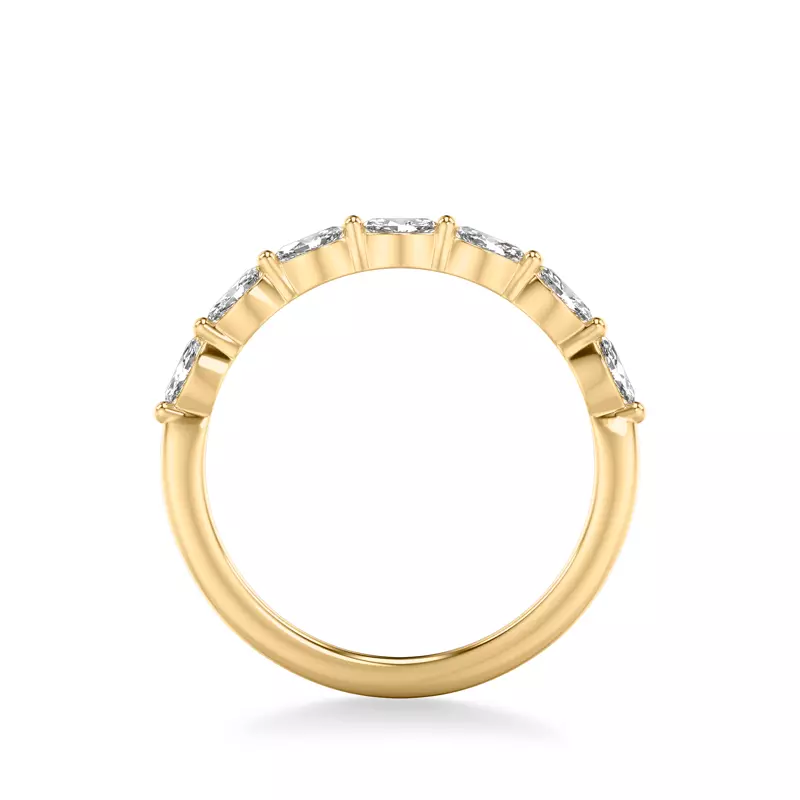 14K Yellow Gold Betty Marquise Diamond Band