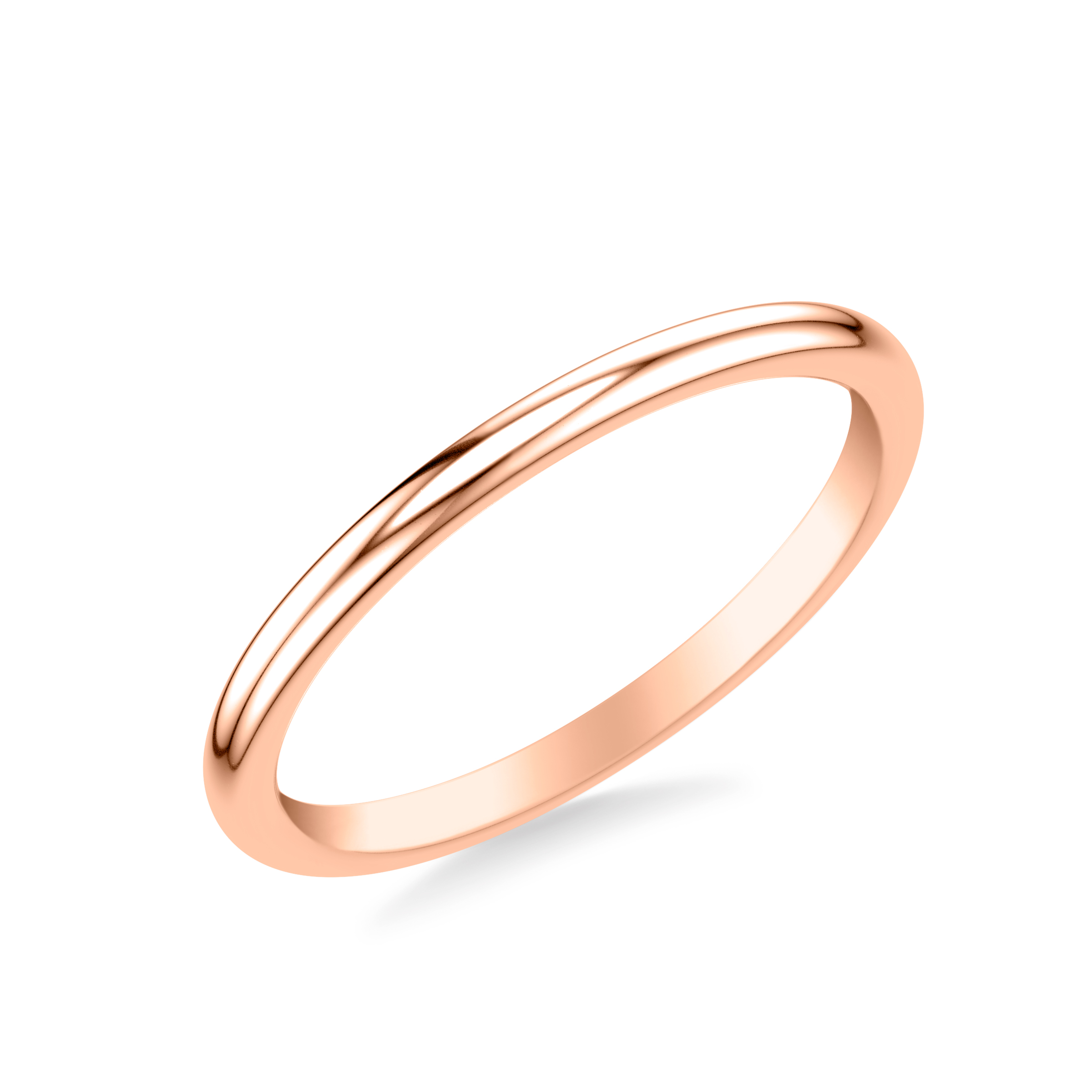 14K Rose Gold Briar Wedding Band