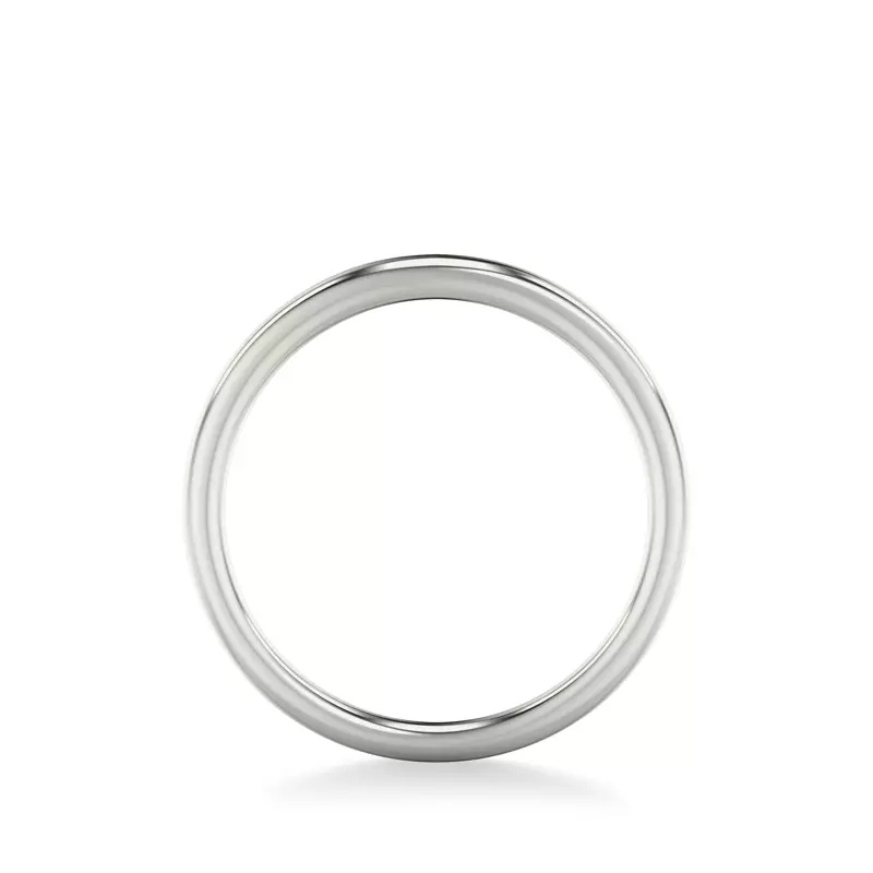 14K White Gold Briar Wedding Band