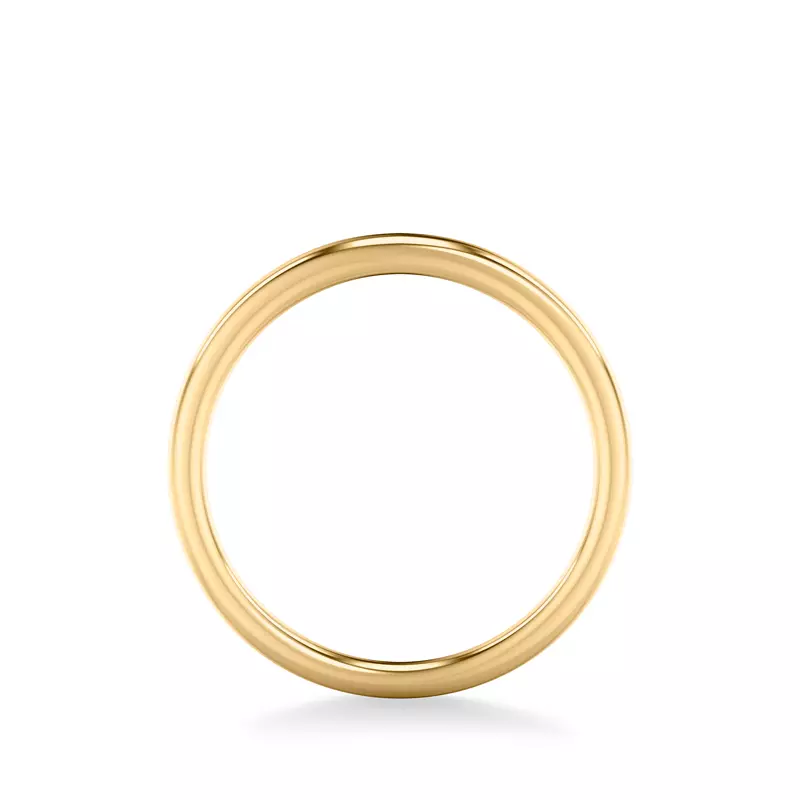 14K Yellow Gold Briar Wedding Band