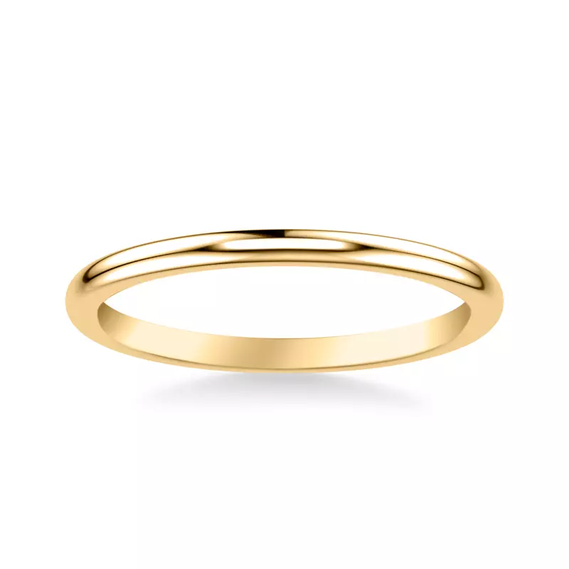 14K Yellow Gold Briar Wedding Band