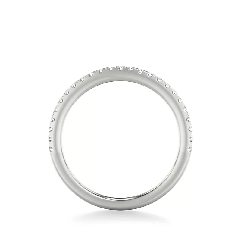 14K White Gold Alba Pavé Diamond Band