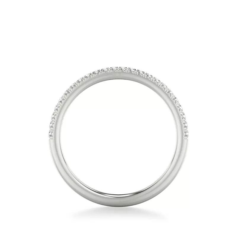 Platinum Greta Pave Diamond Band