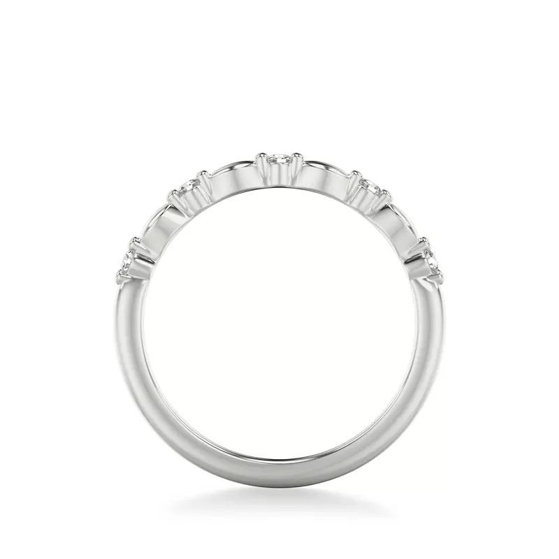 14K White Gold Mayra Diamond Accent Band