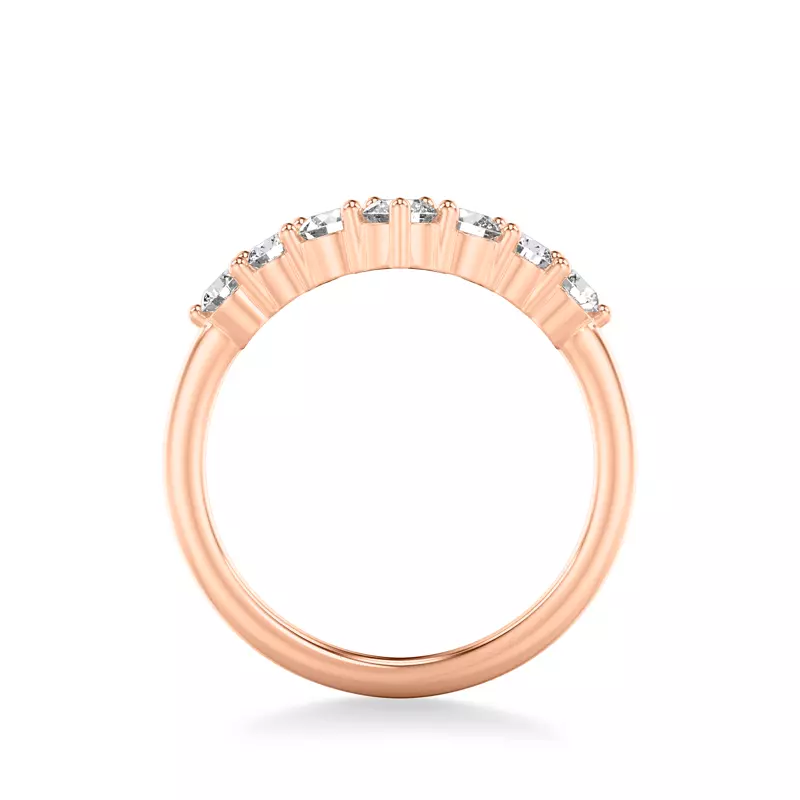 14K Rose Gold Tamara Diamond V-Band