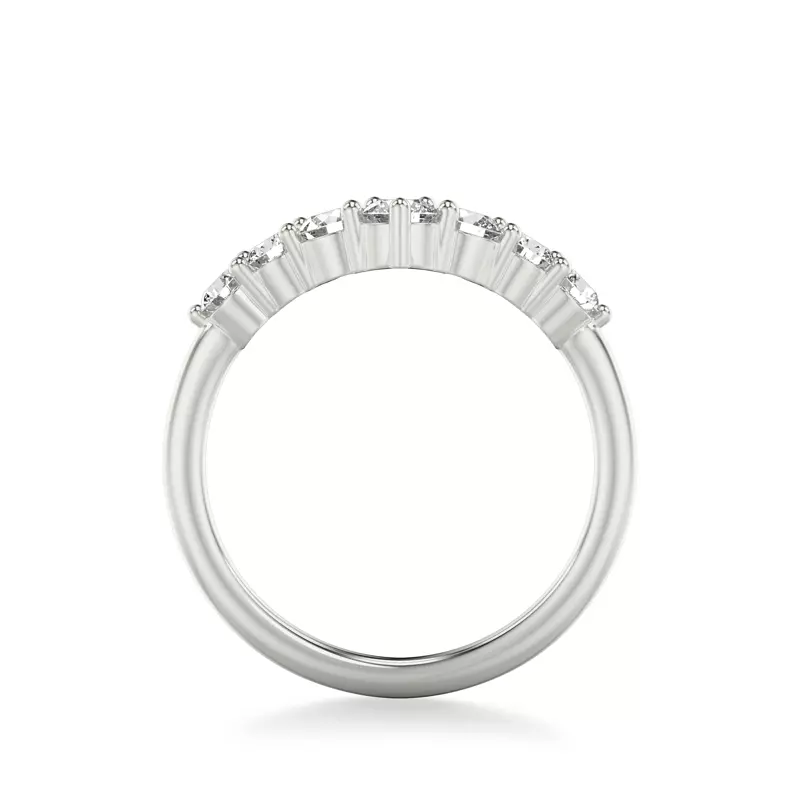 18K White Gold Tamara Diamond V-Band