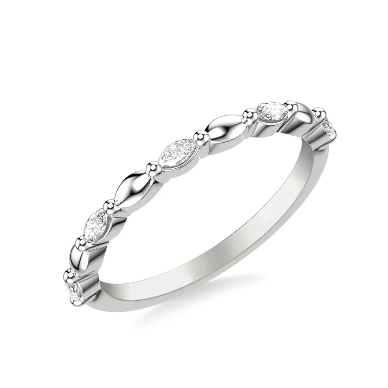 Platinum Tabitha Diamond Accent Band